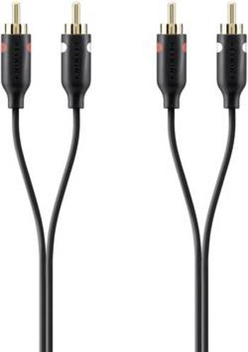 Cinch audio kabel Belkin F3Y098bt2M, 2.00 m, černá