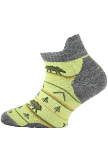 Lasting dětské merino ponožky TJM žluté Velikost: (24-28) XXS ponožky
