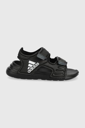 Dětské sandály adidas GV7796 černá barva