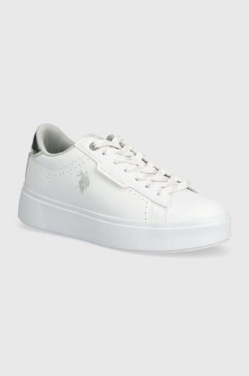 Sneakers boty U.S. Polo Assn. ASHLEY bílá barva, ASHLEY003W 4Y1