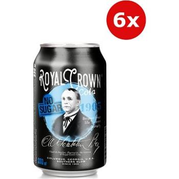Royal Crown Cola No Sugar 6x 0,33l plech (8595231214880)