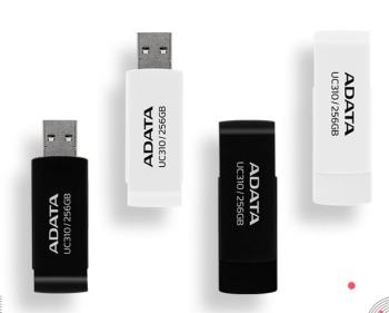 ADATA Flash Disk 32GB UC310, USB 3.2, černá