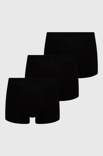 Boxerky Superdry (3-pack) černá barva
