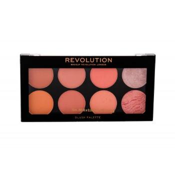 Makeup Revolution London Blush Palette 12,8 g tvářenka pro ženy Hot Spice