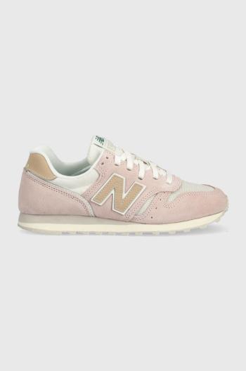 Sneakers boty New Balance Wl373rp2 růžová barva