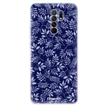 Odolné silikonové pouzdro iSaprio - Blue Leaves 05 - Xiaomi Redmi 9