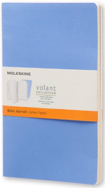 Moleskine - zápisníky Volant 2 ks - linkované, modré L