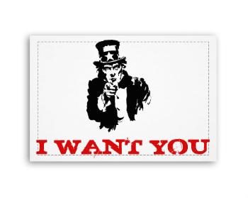 Fotoobraz 90x60 cm střední  I want you