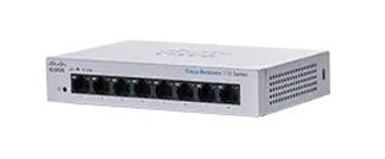 Cisco switch CBS110-8T-D (8xGbE, fanless)