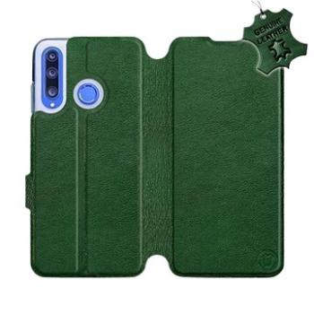 Flip pouzdro na mobil Honor 20 Lite - Zelené - kožené -   Green Leather (5903226899708)
