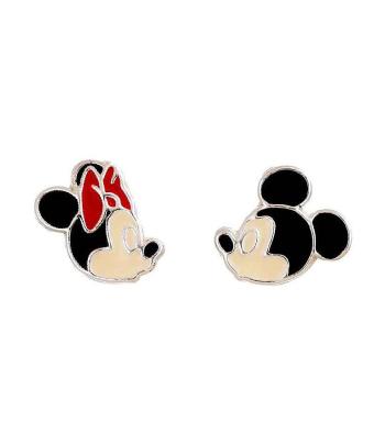 Disney Stříbrné náušnice pecky Mickey and Minnie Mouse ES00087SL.CS