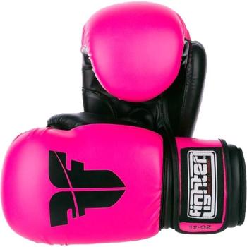 Fighter BASIC 8 OZ Boxerské rukavice, růžová, velikost 8