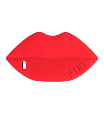 Červený silikónový kryt Lips pre iPhone 6/6s