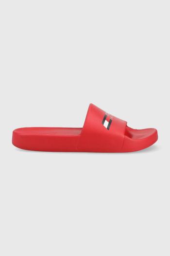 Pantofle Tommy Sport pánské, červená barva