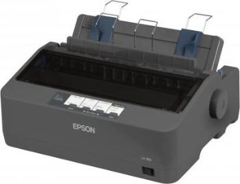 Epson tiskárna jehličková LX-350, A4, 9 jehel, 347 zn/s, 1+4 kopii, USB 2.0, LPT, RS232