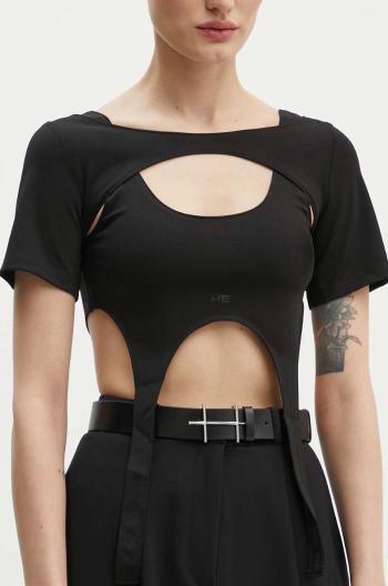 Kožený pásek Calvin Klein Jeans pánský, černá barva, 16.91.BLK01