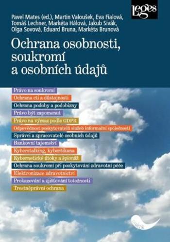 Ochrana osobnosti, soukromí a osobních údajů - Eva Fialová, Pavel Mates, Martin Valoušek