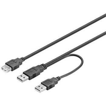 PremiumCord USB 2.0 rozdvojený napájecí 0.2m (ku2y01)