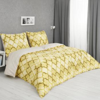 TP Zvýhodněná sada Microtop povlečení na dvě lůžka 140x200+70x90 - Maroko žluté