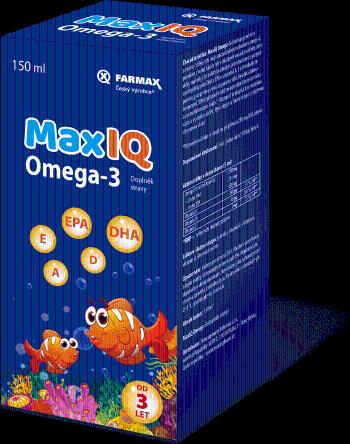 MaxiCor MaxIQ Omega-3 sirup pro děti 150 ml