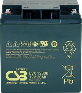 Olověný akumulátor CSB Battery EVX 12300 EVX12300, 30 Ah, 12 V