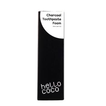 Hello Coco Charcoal Toothpaste Foam 50 ml