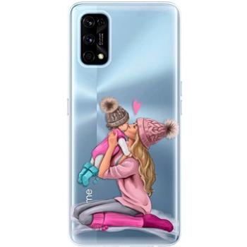 iSaprio Kissing Mom - Blond and Girl pro Realme 7 Pro (kmblogirl-TPU3-RLM7pD)