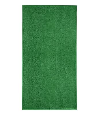 MALFINI Osuška bez bordury Terry Bath Towel - Středně zelená | 70 x 140 cm