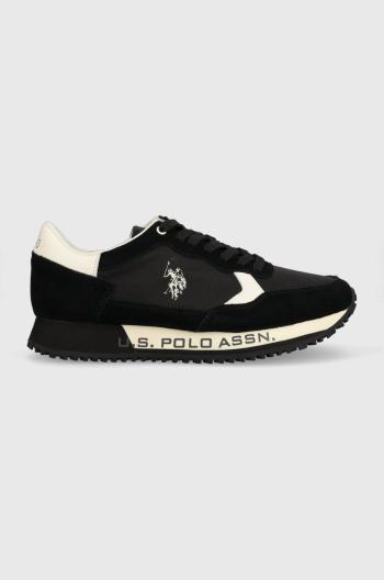 Sneakers boty U.S. Polo Assn. Cleef černá barva