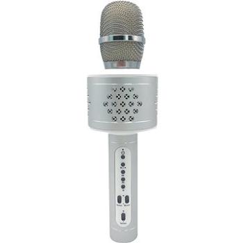 Teddies Mikrofon karaoke Bluetooth stříbrný (8592190854386)