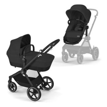 cybex GOLD kočárek EOS Lux 2023 Moon Black