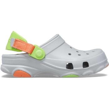 Crocs CLASSIC ALL-TERRAIN CLOG K Dětské nazouváky, šedá, velikost 34/35