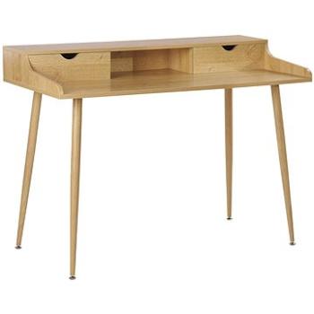 Psací stůl světlé dřevo 120 x 60 cm LENORA, 191466 (beliani_191466)