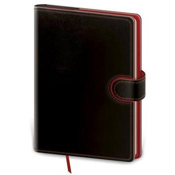 Zápisník Flip L tečkovaný černo/červený (8595230647016)