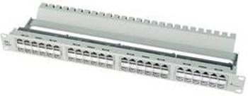 LWL patch panel Telegärtner 48 portů, CAT 6A, 1 HE