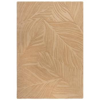 Flair Rugs koberce Kusový koberec Solace Lino Leaf Stone - 120x170 cm Hnědá