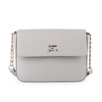 Elega by Dana M Dámská kožená crossbody kabelka Magnifico 69568 - šedá