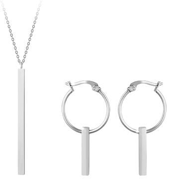 Troli Minimalistická zvýhodněná sada šperků Troli (náhrdelník, náušnice)