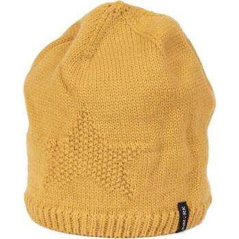 Finmark WINTER HAT Dámská zimní pletená čepice, žlutá, velikost UNI