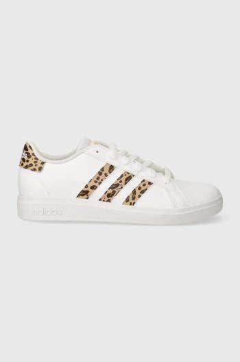 Dětské sneakers boty adidas GRAND COURT 2.0 K bílá barva