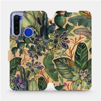 Flip pouzdro na mobil Xiaomi Redmi Note 8T - VP05S Sukulenty (5903516775668)