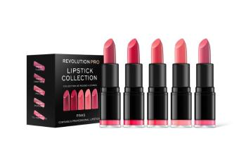 Makeup Revolution PRO Lipstick Collection Pinks sada rtěnek 5 ks
