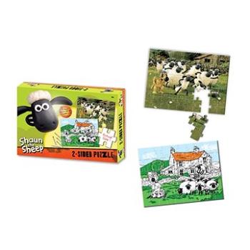 Shaun the Sheep - Oboustranné puzzle s pastelkami 50ks (4897029961834)