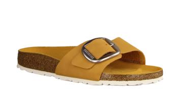 Birkenstock Madrid Big Buckle Nubuck Apricot Narrow Fit hnědé 1018727