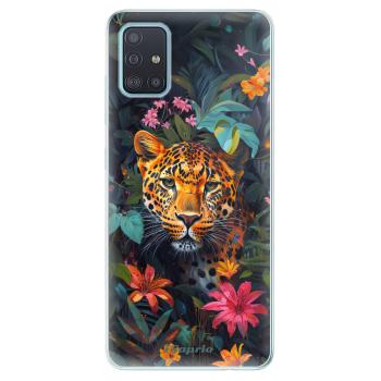 Odolné silikonové pouzdro iSaprio - Flower Jaguar - Samsung Galaxy A51