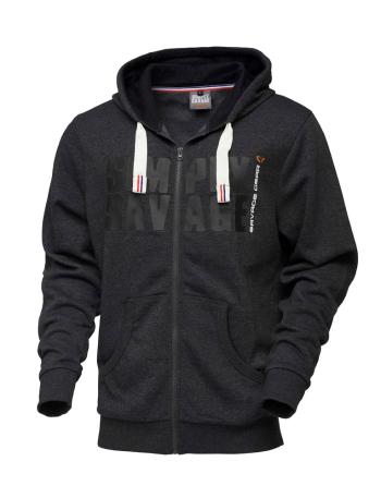 Savage Gear Mikina Simply Savage Raw Zip Hoodie