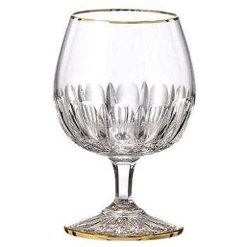 Bohemia Crystal Sada sklenic na brandy 2 ks 220 ml DAISY LINE GOLD (8597874223601)