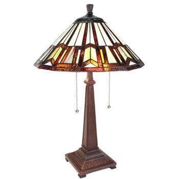 Stolní lampa Tiffany Bernita - 41x64 cm E27/max 2x60W 5LL-6288