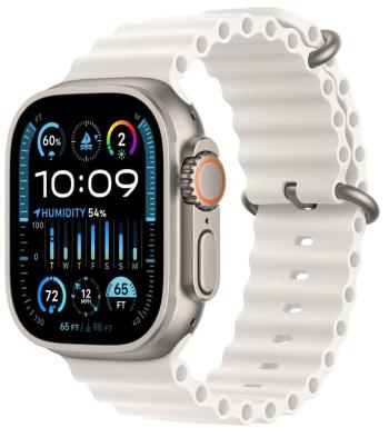 Apple Watch Ultra 2, Ocean Band, White (MREJ3CS/A)