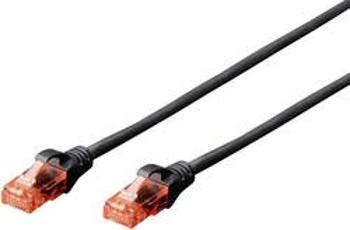 Síťový kabel RJ45 Digitus DK-1612-020/BL, CAT 6, U/UTP, 2.00 m, černá